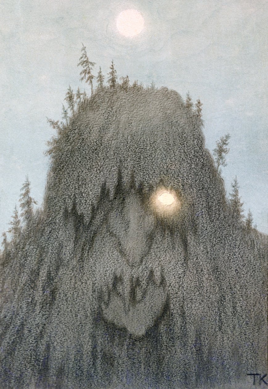 Leśny Troll autorstwa Theodor Kittelsen