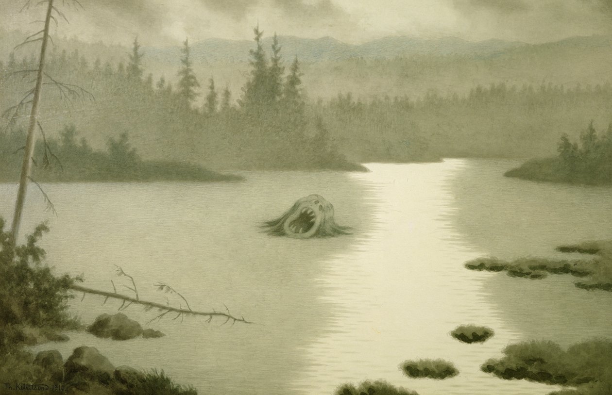 Kamery Krzyki autorstwa Theodor Kittelsen