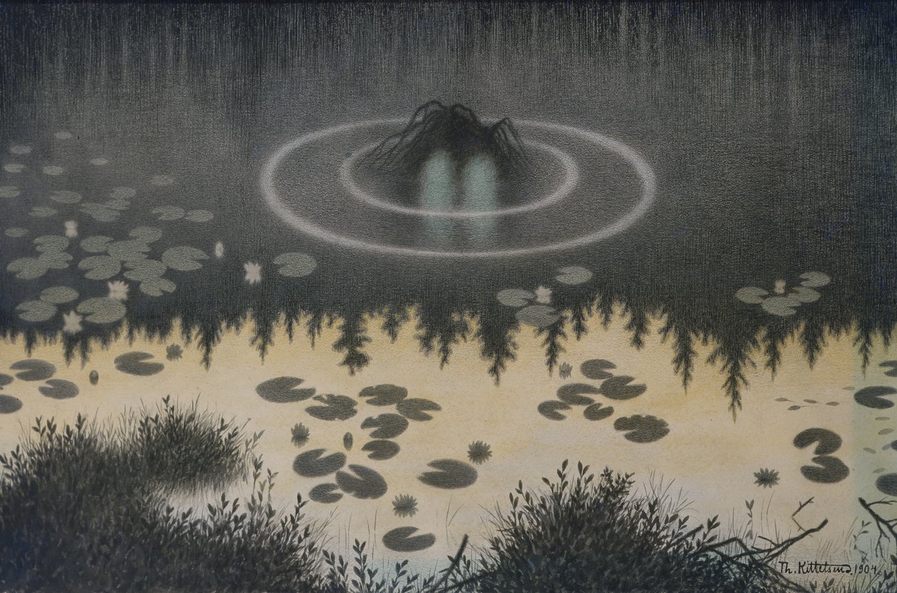 Sprite wody autorstwa Theodor Kittelsen