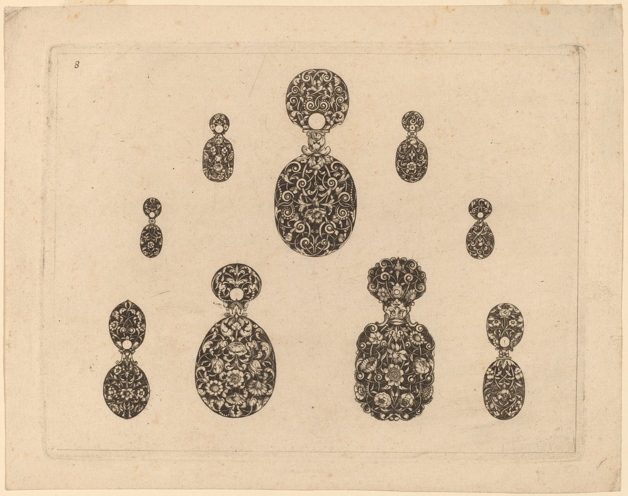 Ozdoba jubilerska autorstwa Theodor de Bry