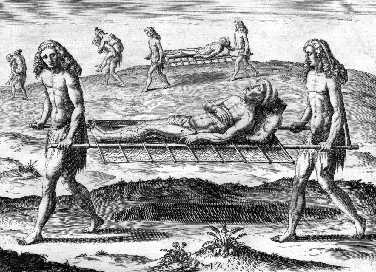 Indianie Timucuan autorstwa Theodor de Bry