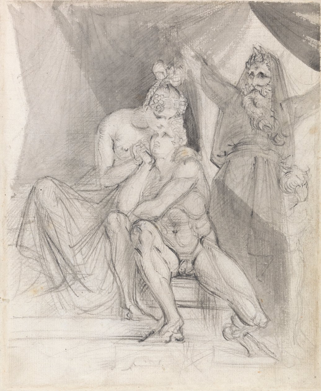 Prospero obserwujący Ferdynanda i Mirandę autorstwa Theodor von Holst