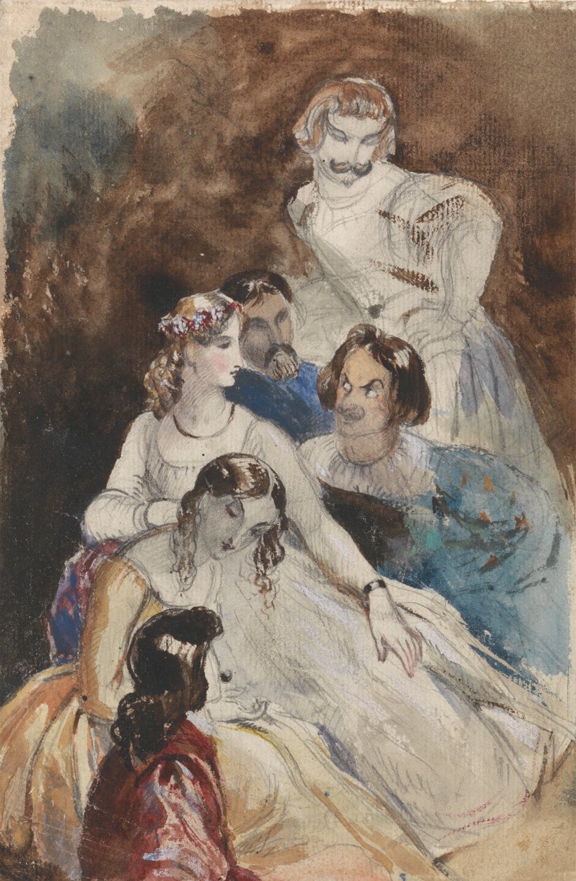 Grupa teatralna autorstwa Theodor von Holst