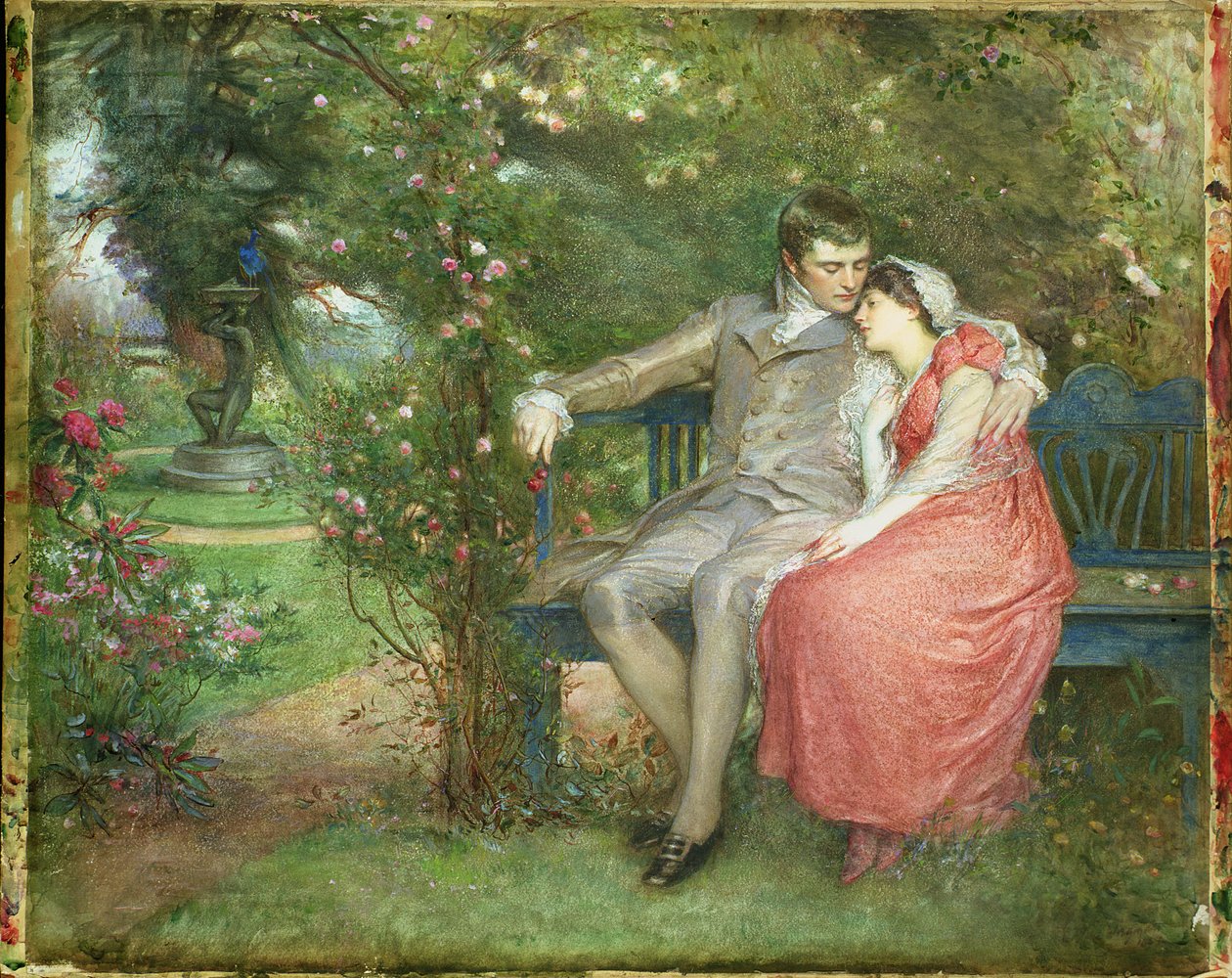 Zbierz Ye Rosebuds podczas Ye Maj 1905 autorstwa Theodore Blake Wirgman