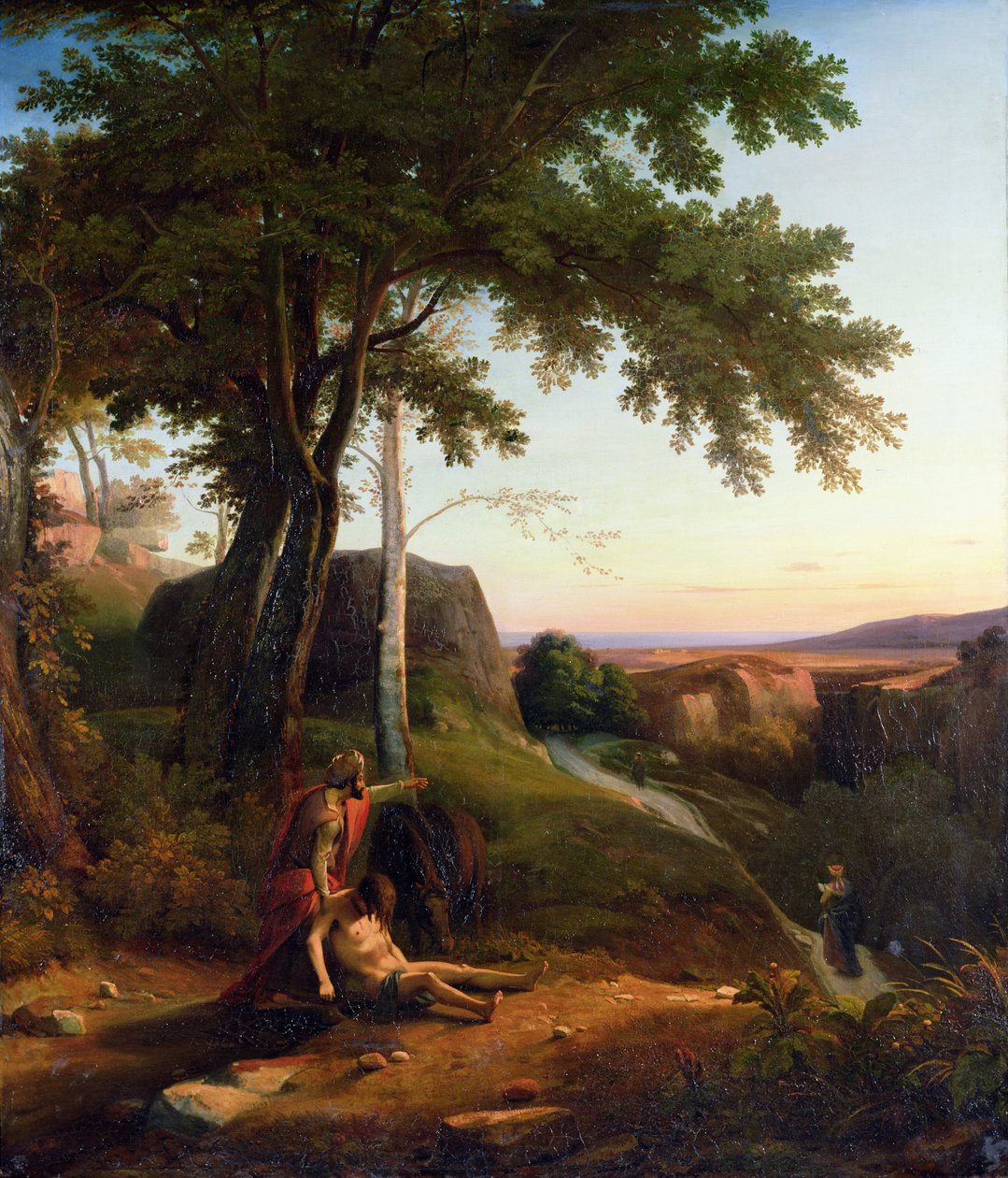Dobry Samarytanin, 1834 autorstwa Theodore Caruelle d Aligny