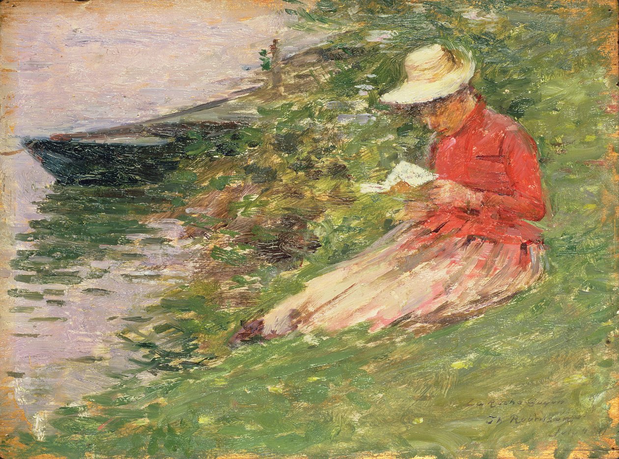 La Roche Guyon, 1891 autorstwa Theodore Robinson