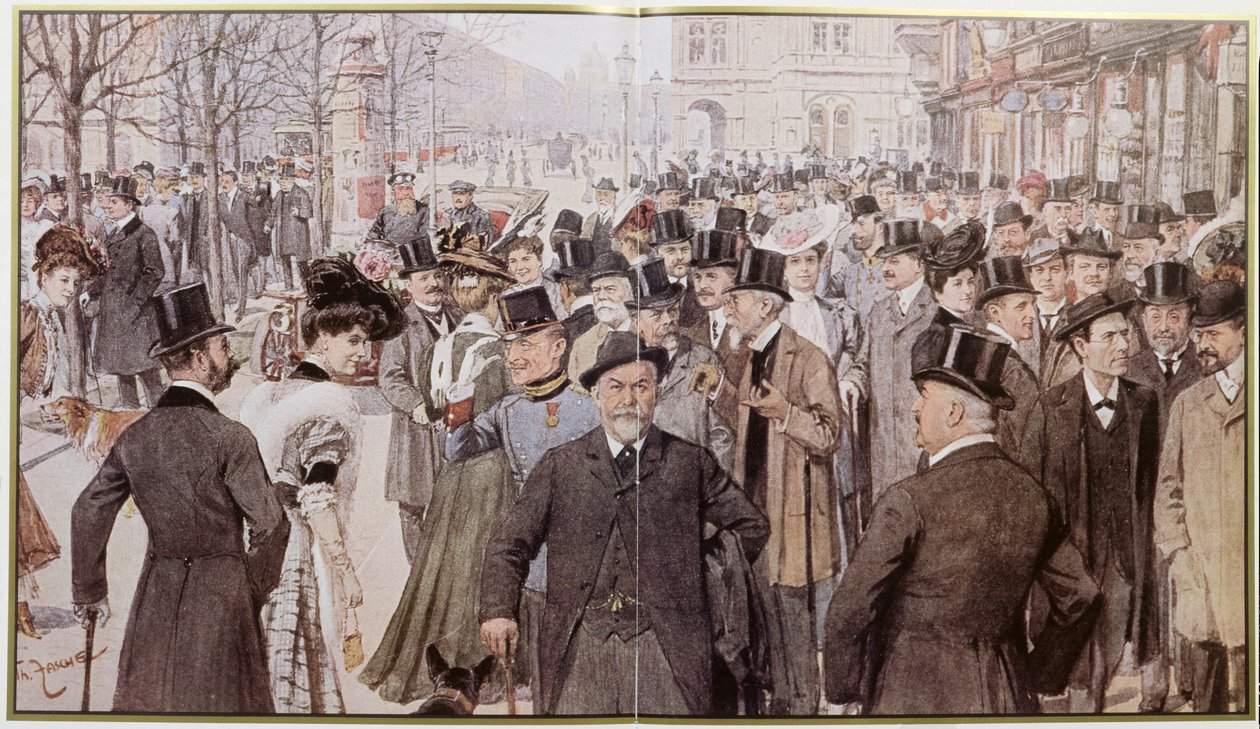 Ringstrasse, Wiedeń autorstwa Theodore Zasche