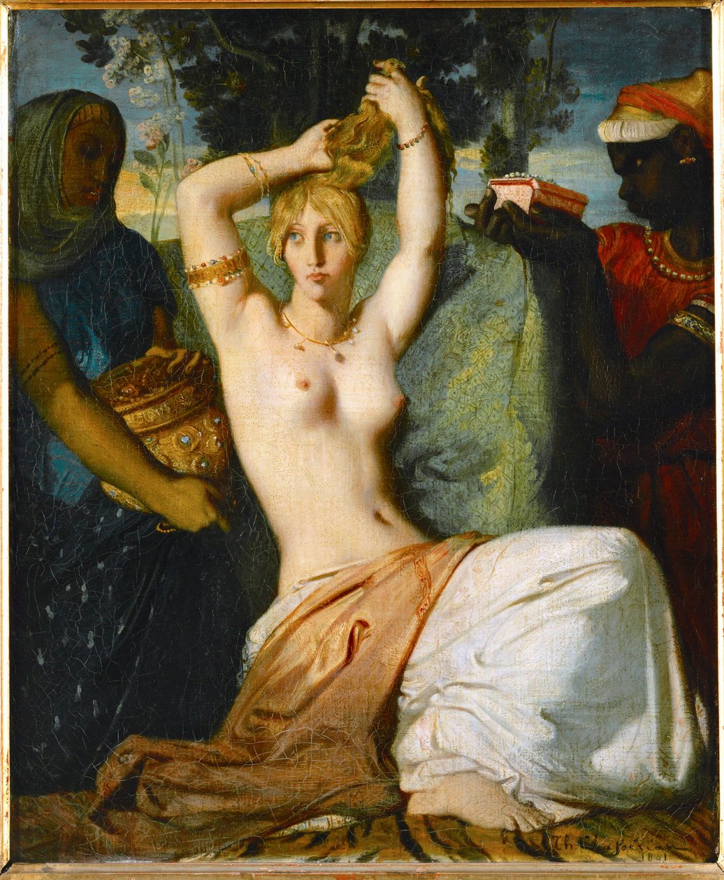 Toaleta Esther ... autorstwa Théodore Chassériau