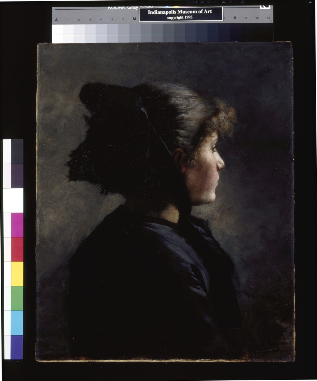 Garota de Munique (óleo sobre tela) polonês autorstwa Theodore Clement Steele