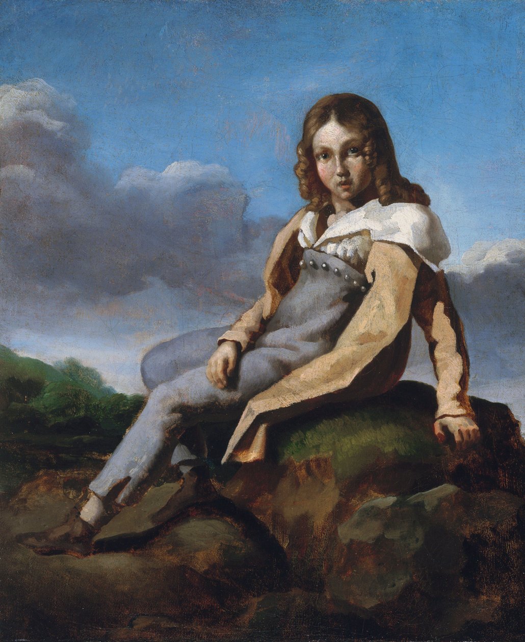 Alfred Dedreux (1810-1860) jako dziecko autorstwa Theodore Gericault