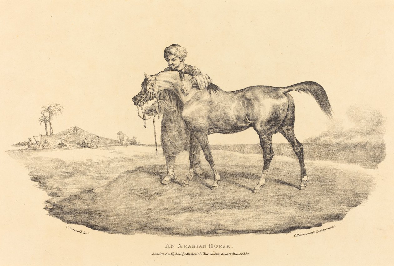 Koń Arabski autorstwa Theodore Gericault