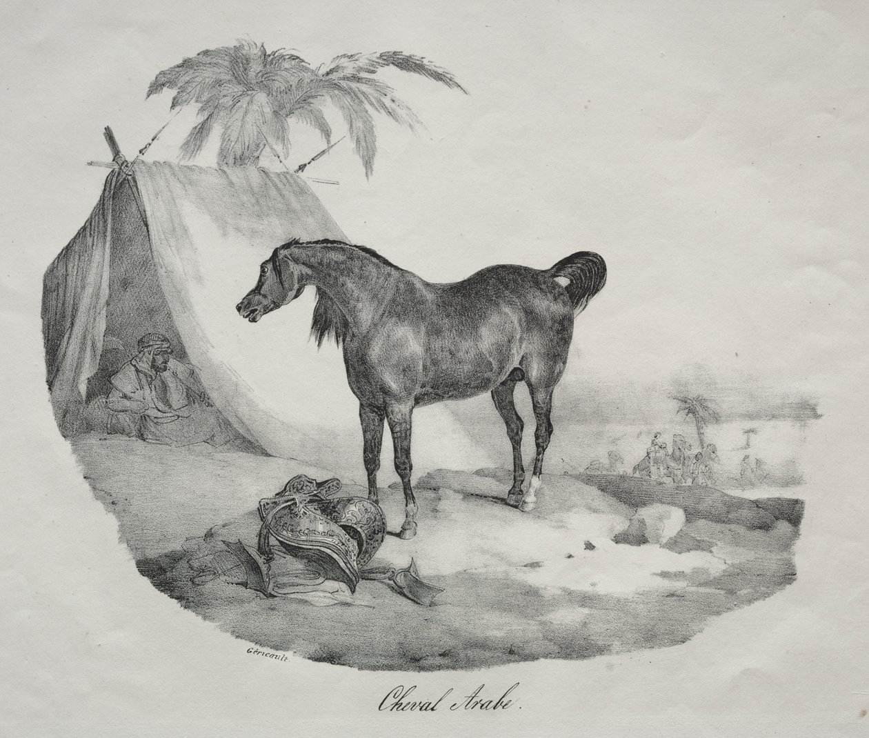 Arabski Koń autorstwa Theodore Gericault