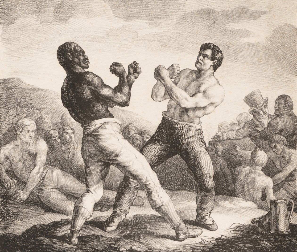 Bokserki, 1818. autorstwa Theodore Gericault