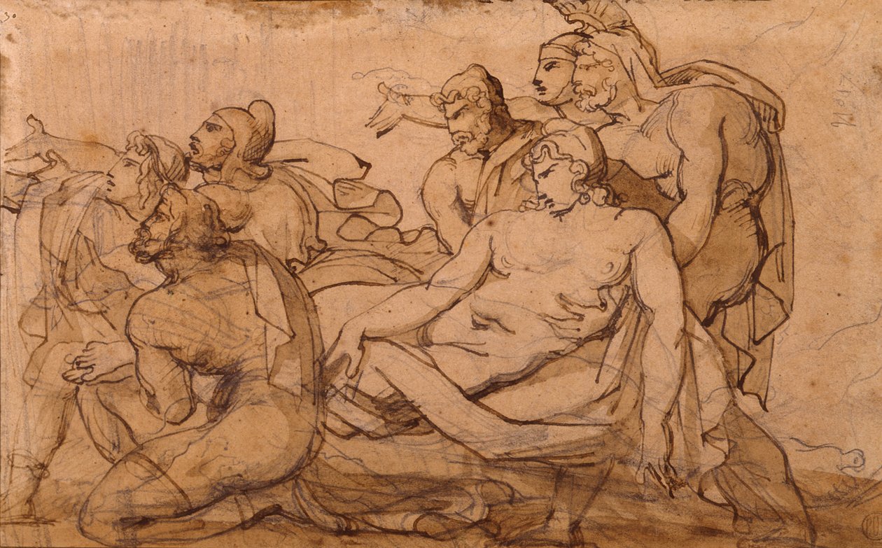 Śmierć Paryża autorstwa Theodore Gericault