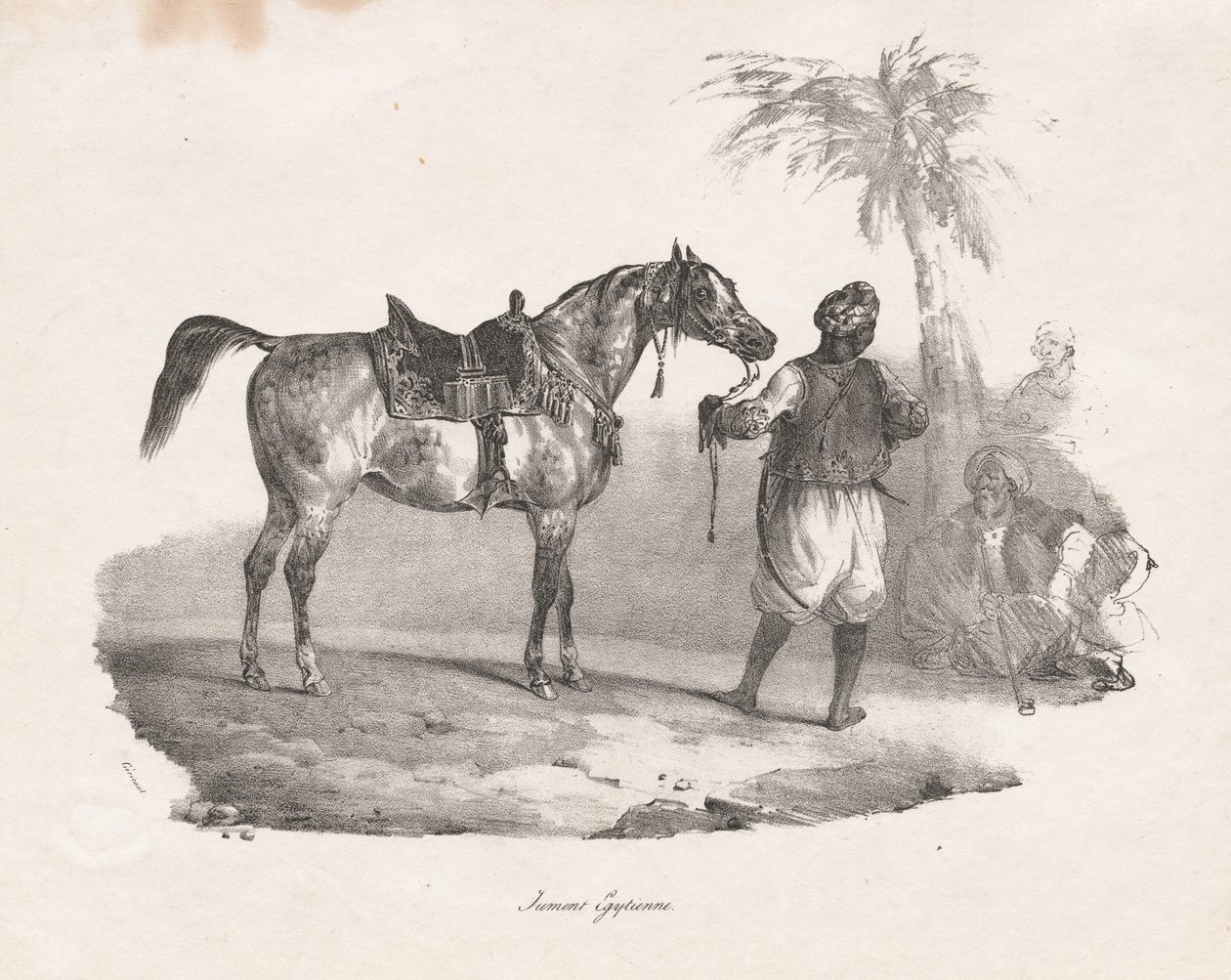 Klacz egipska, 1822. autorstwa Theodore Gericault