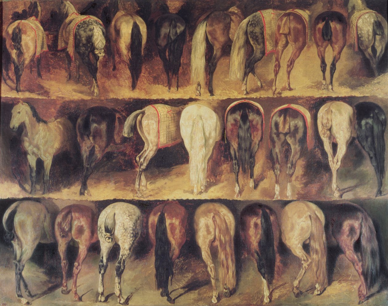 Zad konia autorstwa Theodore Gericault