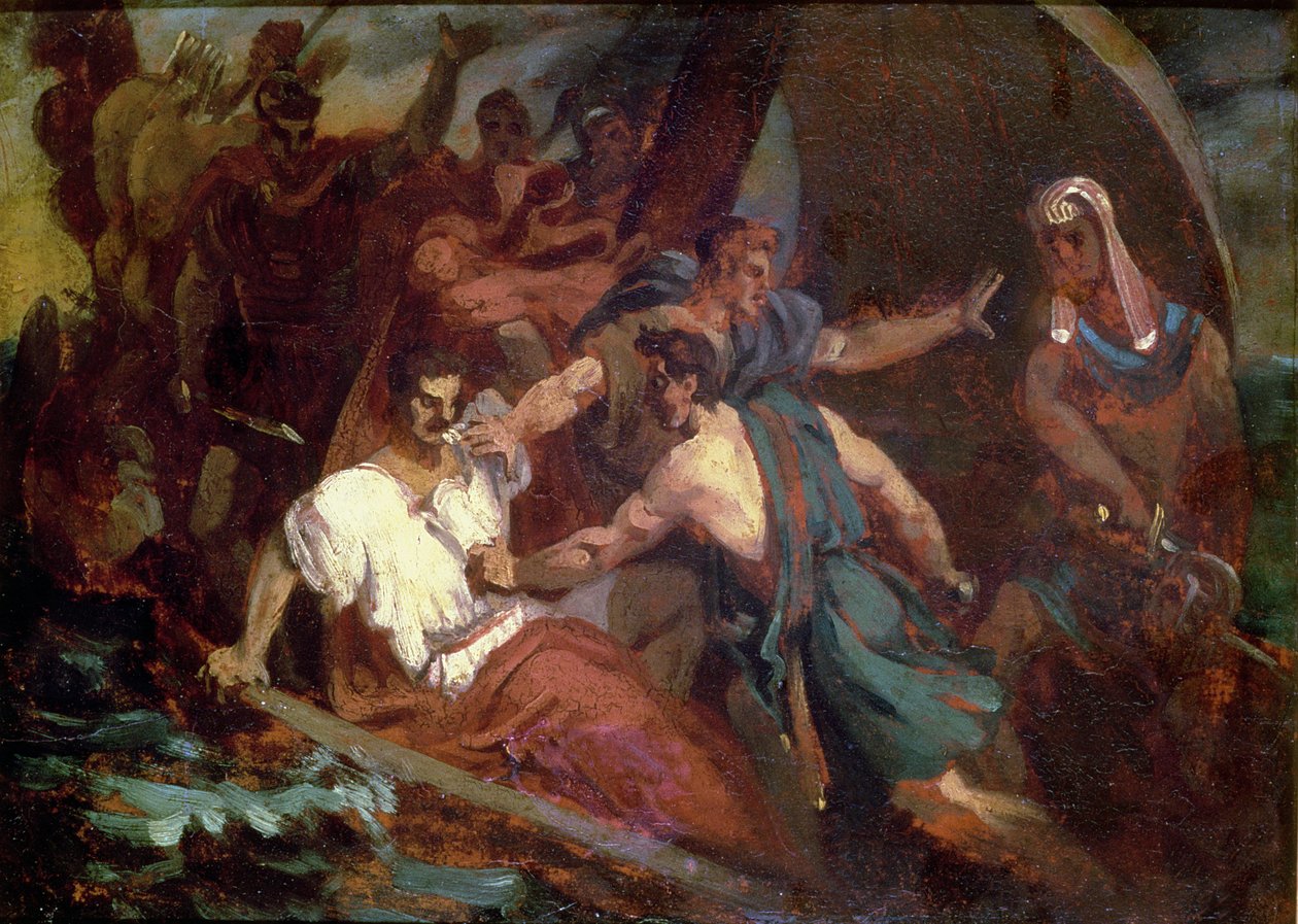 Bunt na żaglowcu autorstwa Theodore Gericault
