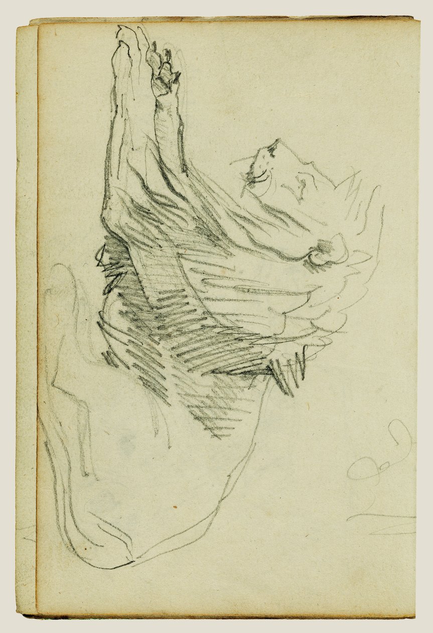 Lew siedzący autorstwa Theodore Gericault