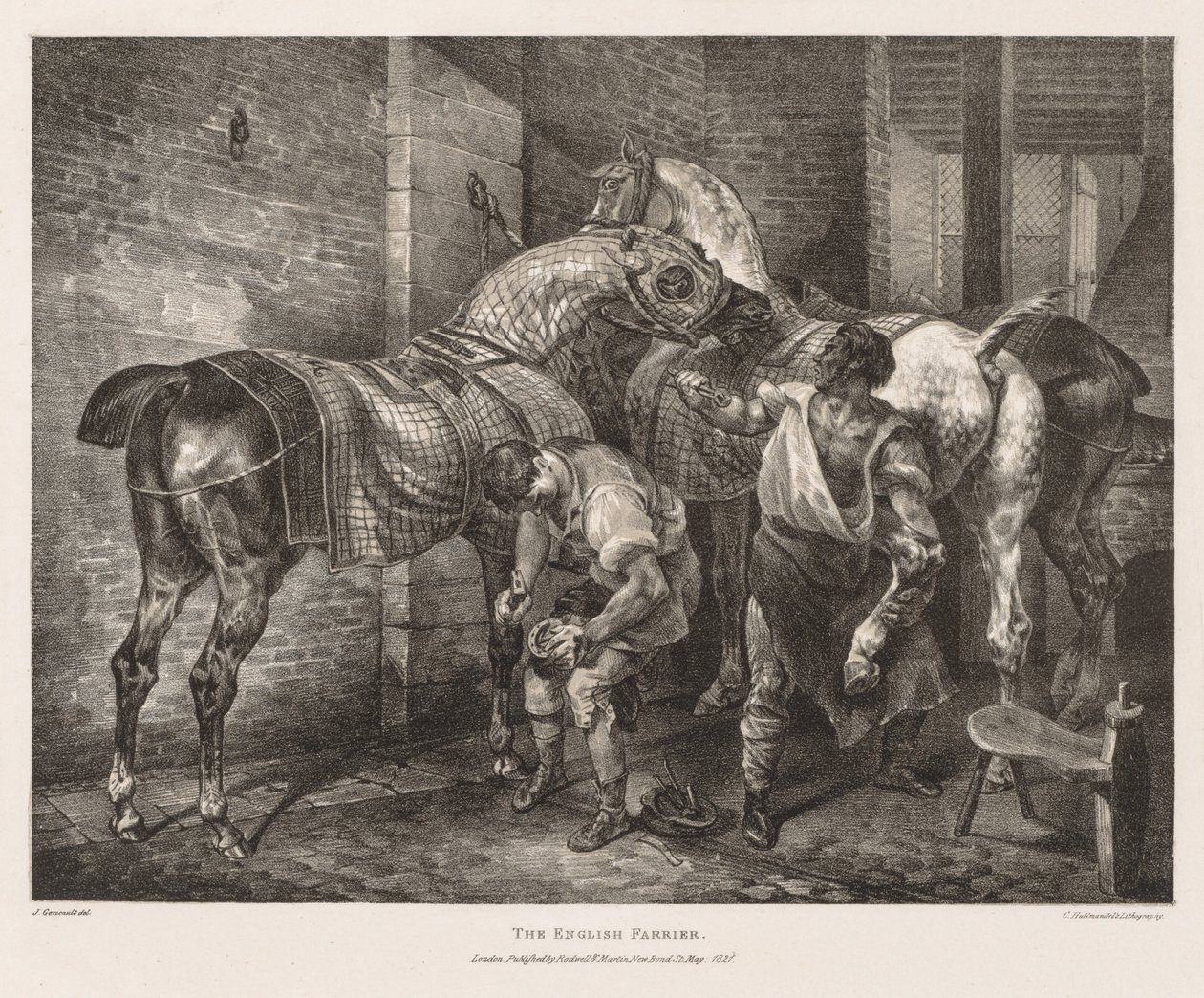 Englantilainen Farrierpolish autorstwa Theodore Gericault