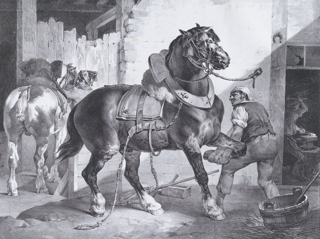 Kowal francuski, 1822. autorstwa Theodore Gericault