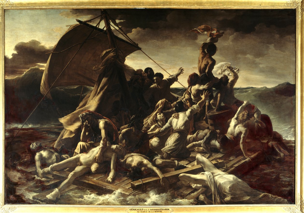 Tratwa Meduzy autorstwa Theodore Gericault