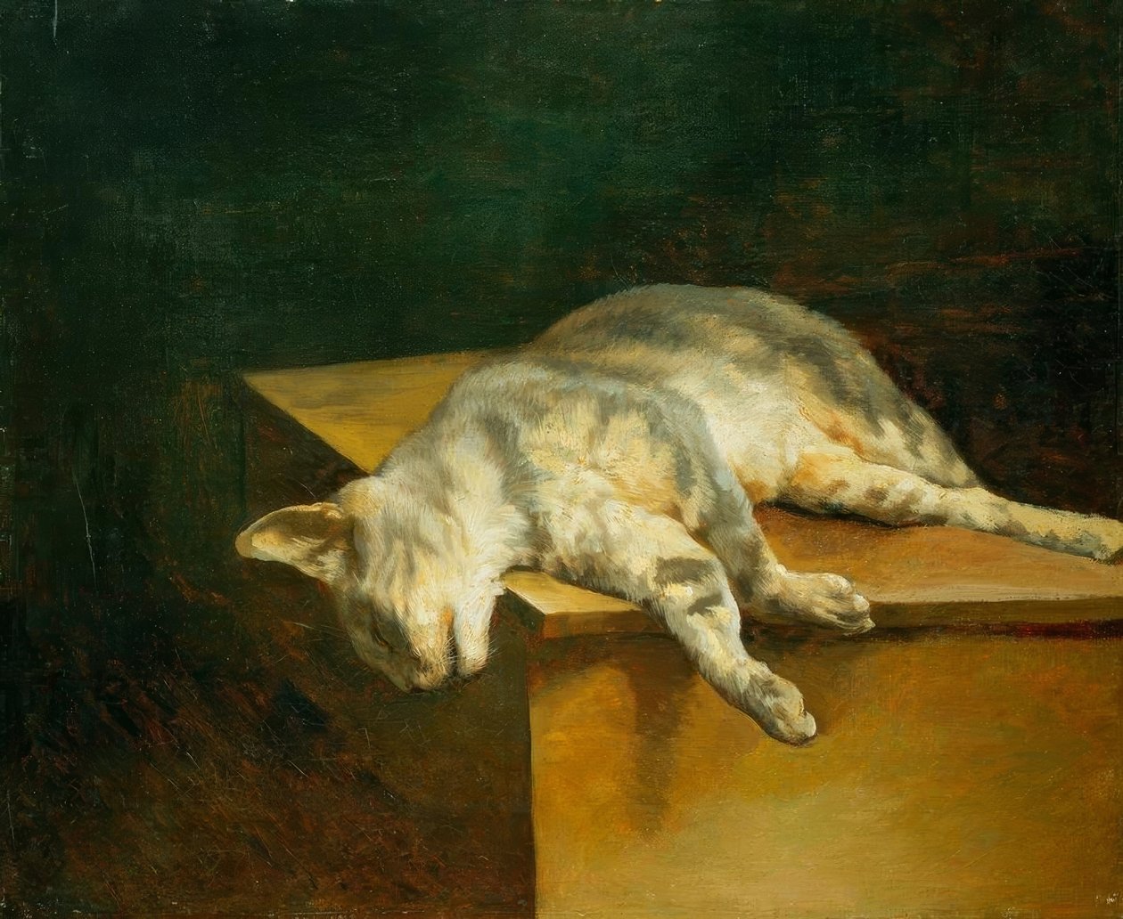Martwy kot autorstwa Theodore Gericault