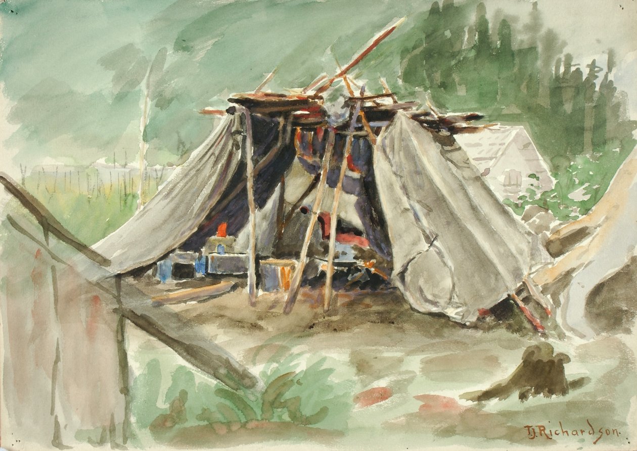 Indian Camp, Alaska autorstwa Theodore J. Richardson