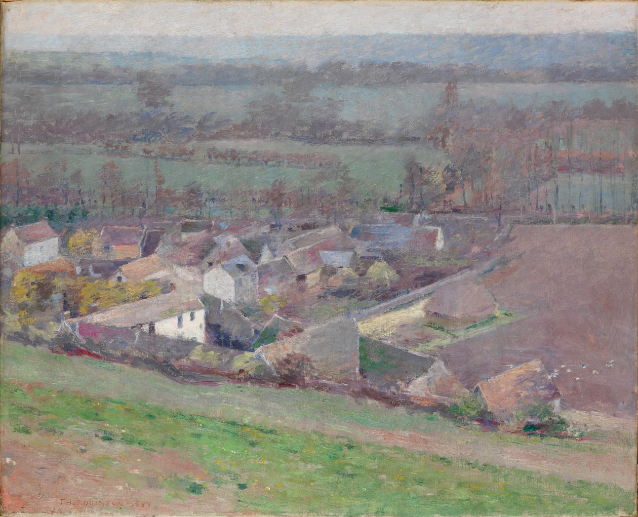 Widok z lotu ptaka autorstwa Theodore Robinson