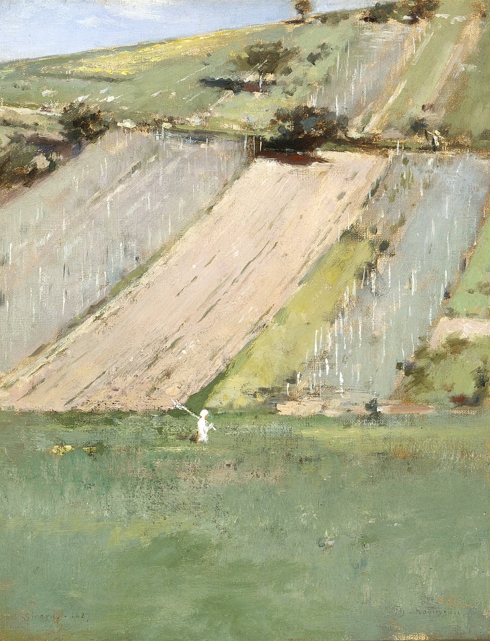 Wzgórze, Giverny, 1887 autorstwa Theodore Robinson