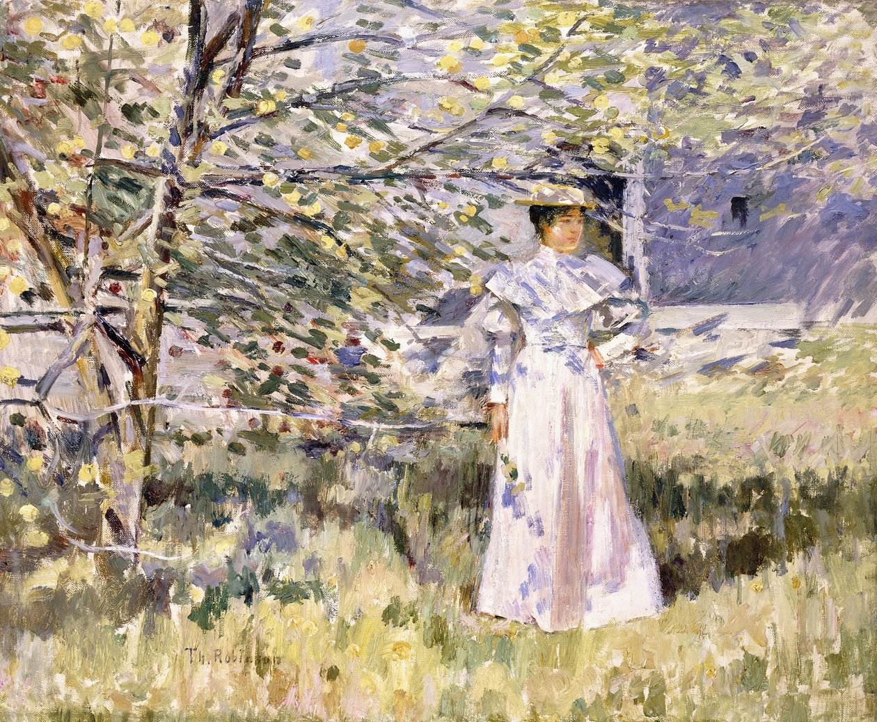 Ogród Normandii, październik, autorstwa Theodore Robinson