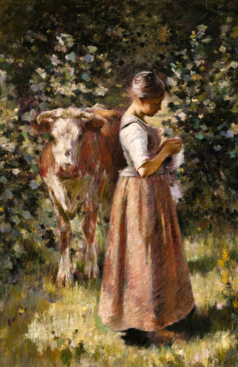 W Vachère, ca. 1888. autorstwa Theodore Robinson