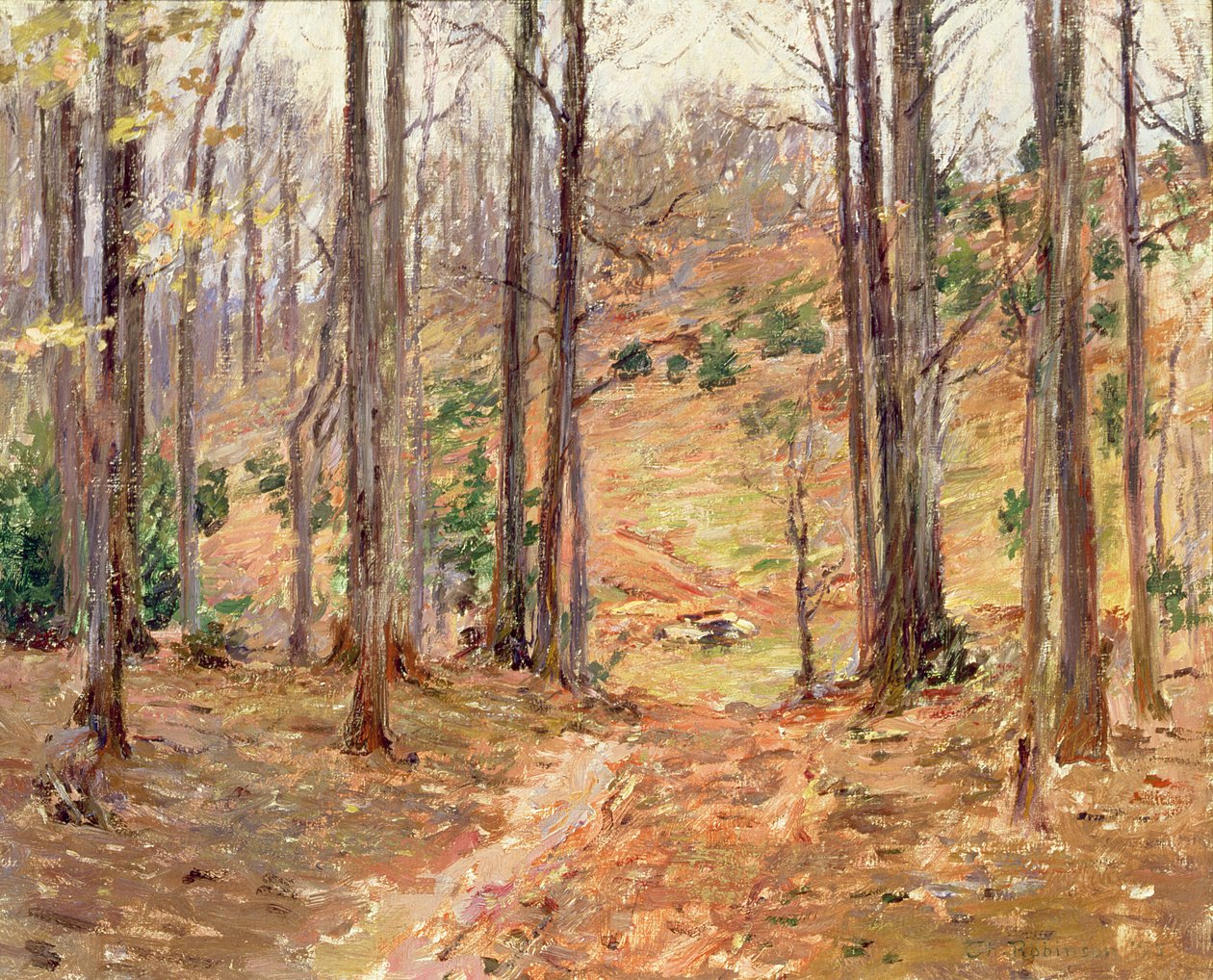 Virginia Woods, 1893 autorstwa Theodore Robinson