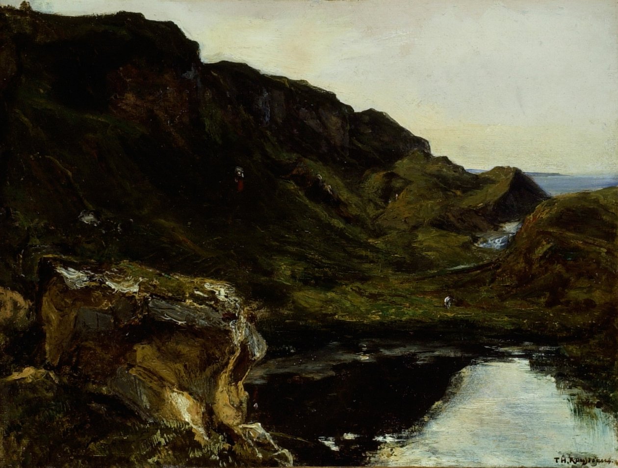 Krajobraz autorstwa Theodore Rousseau