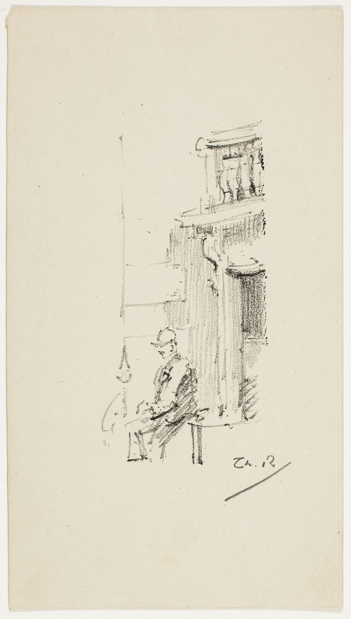 Figura i drzwi autorstwa Theodore Roussel