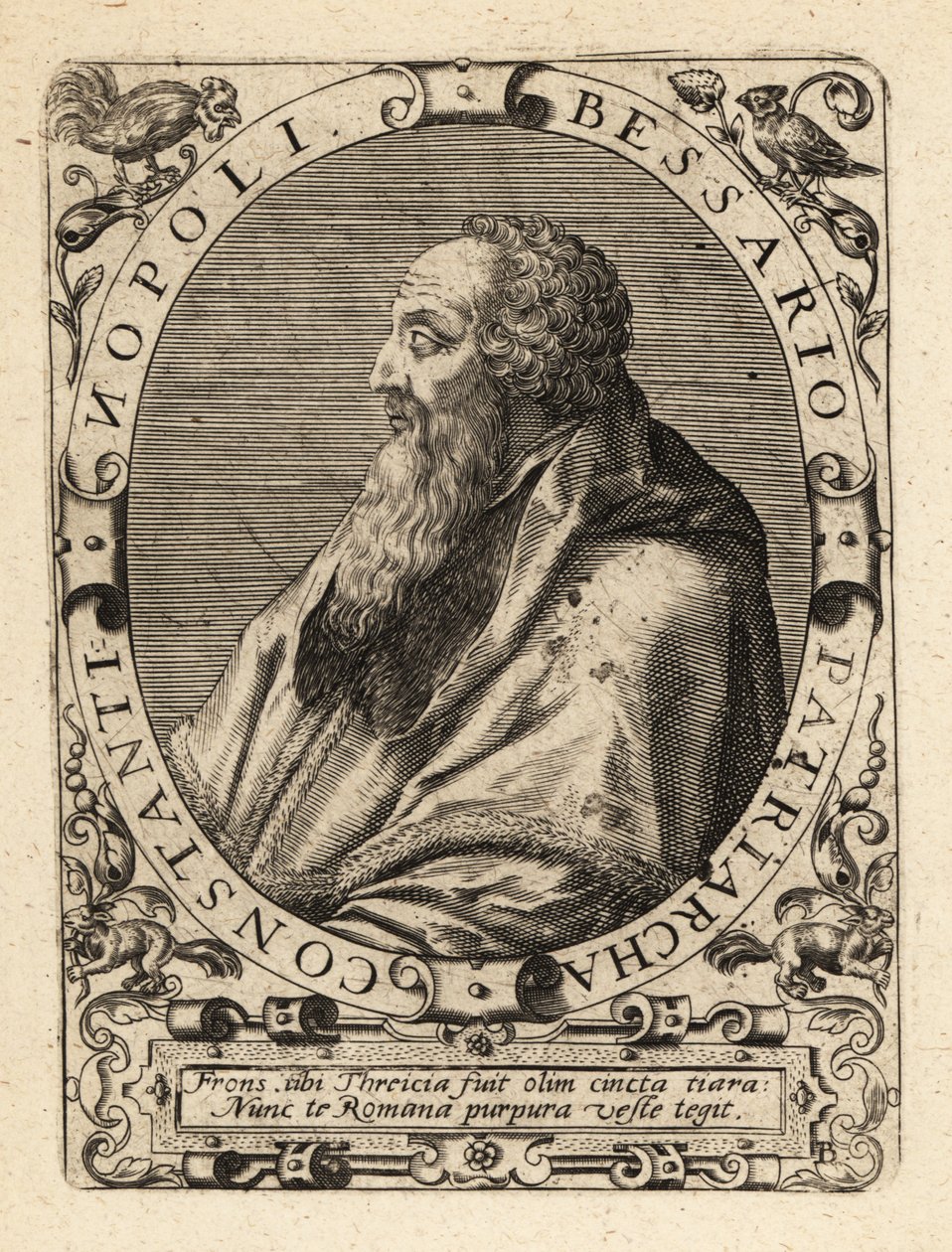 Basilios Bessarion, Patriarcha Konstantynopola. autorstwa Theodore de Bry