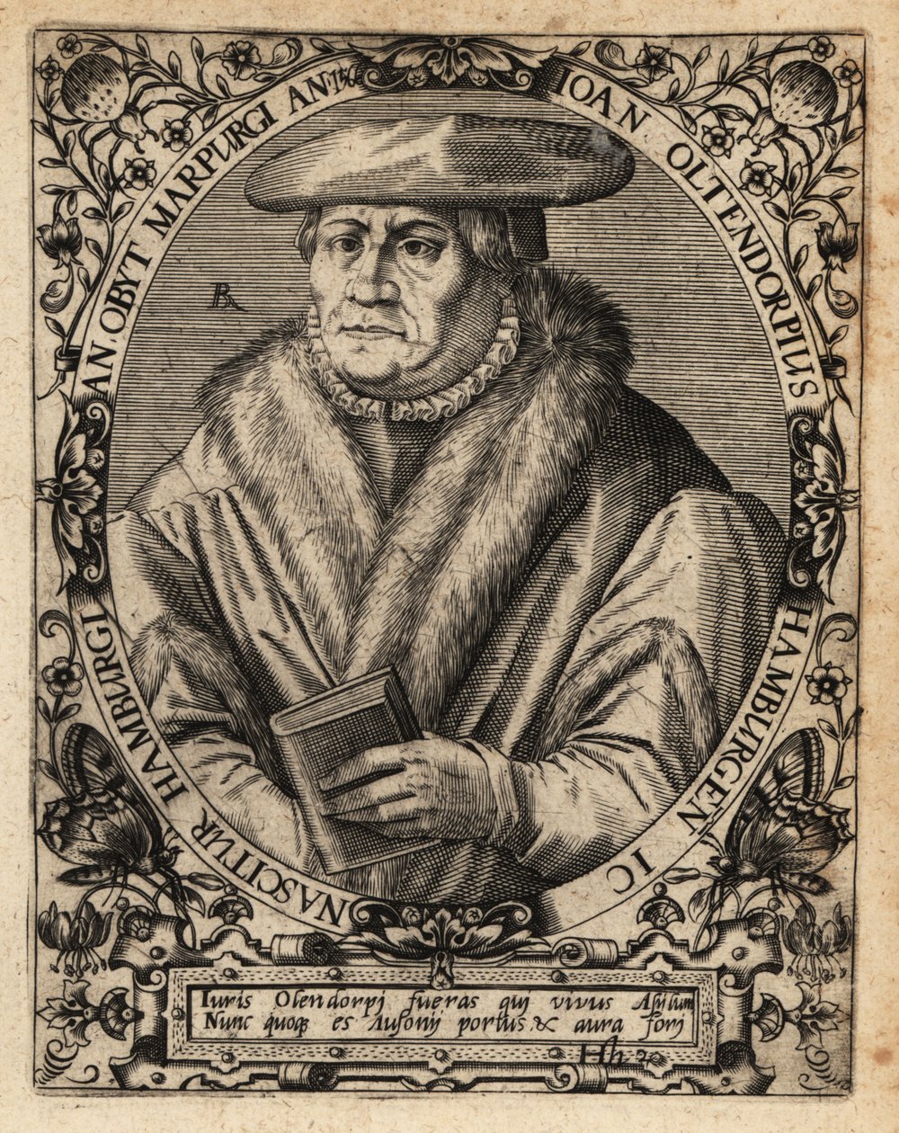 Johann Oldendorp autorstwa Theodore de Bry