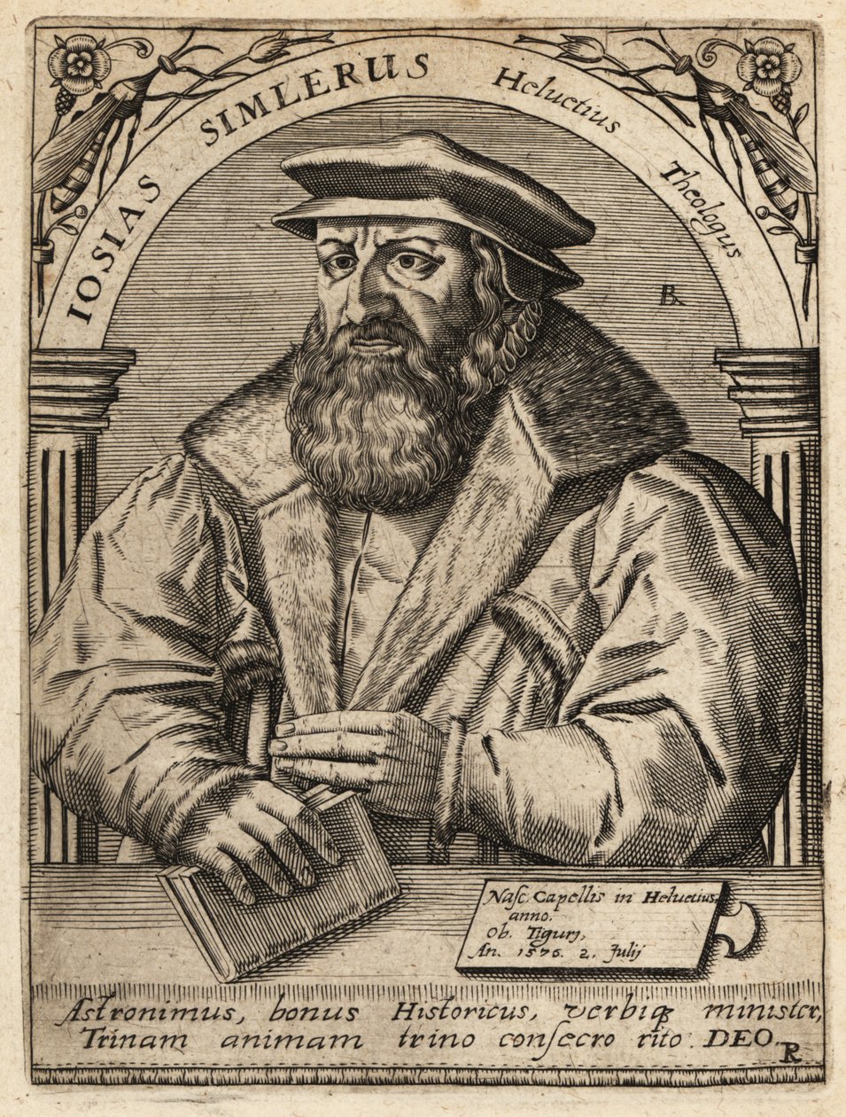 Josias Simmler autorstwa Theodore de Bry