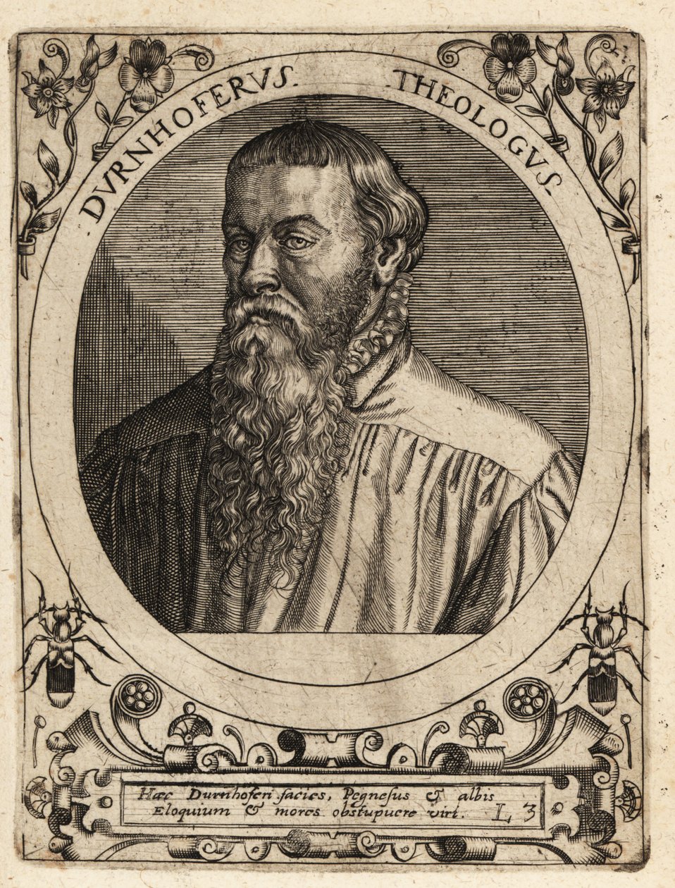 Lorenz Durnhofer autorstwa Theodore de Bry