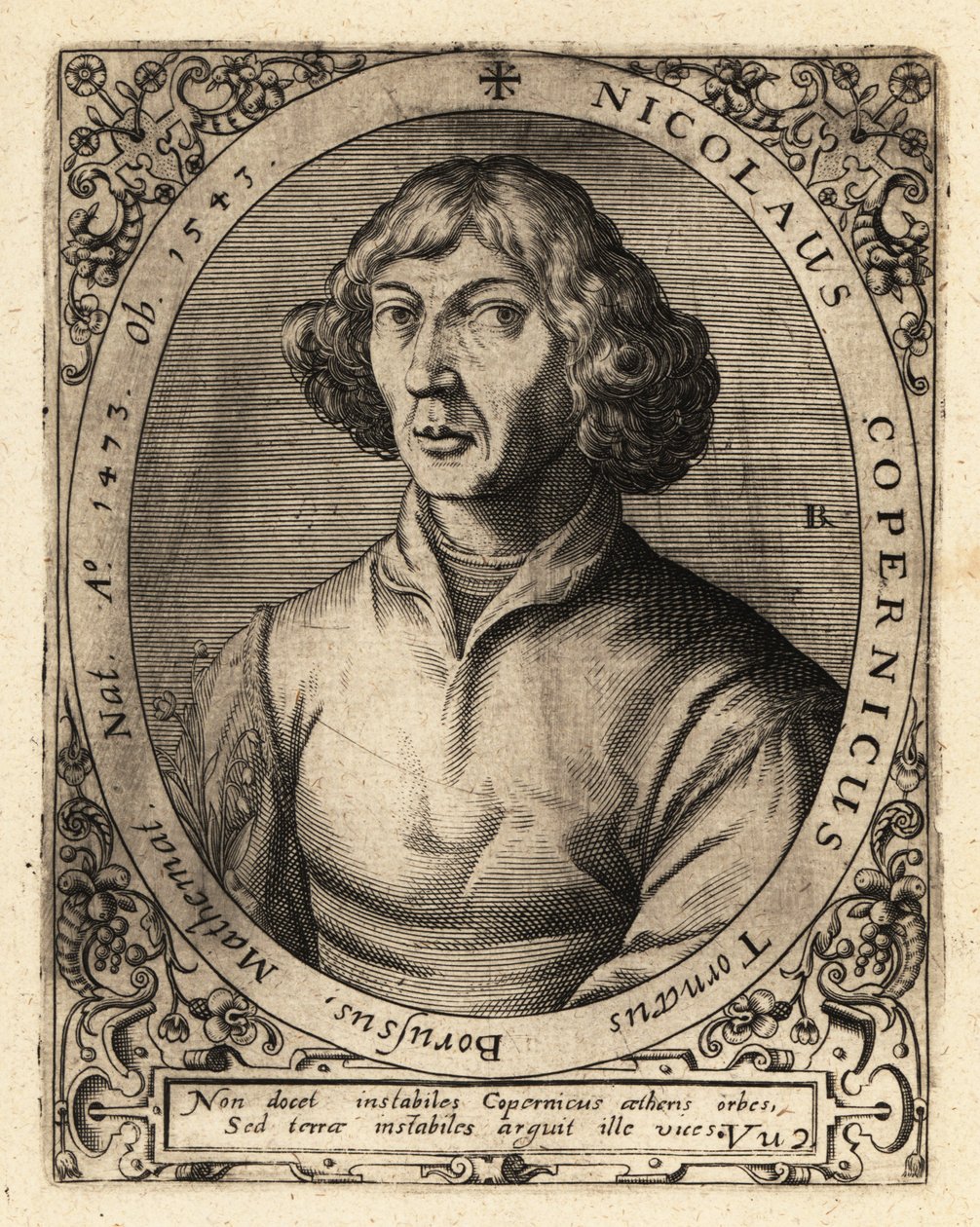 Mikołaj Kopernik, erudyta epoki renesansu. autorstwa Theodore de Bry