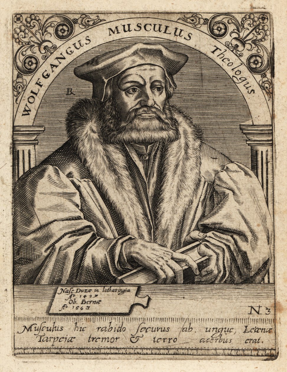 Wolfgang Musculus autorstwa Theodore de Bry