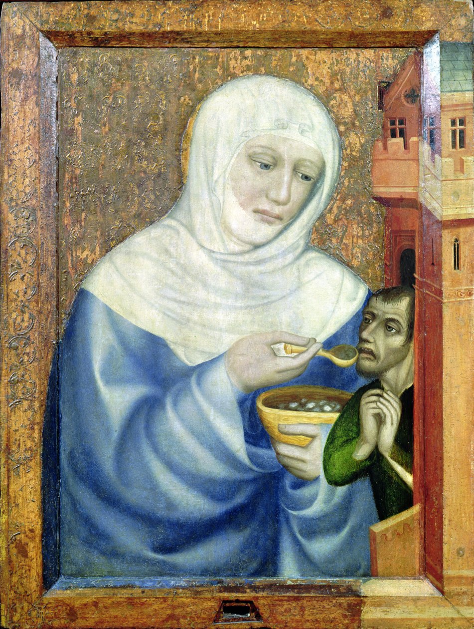 Św. Elżbieta Węgierska (1207-31) autorstwa Theodoricus of Prague