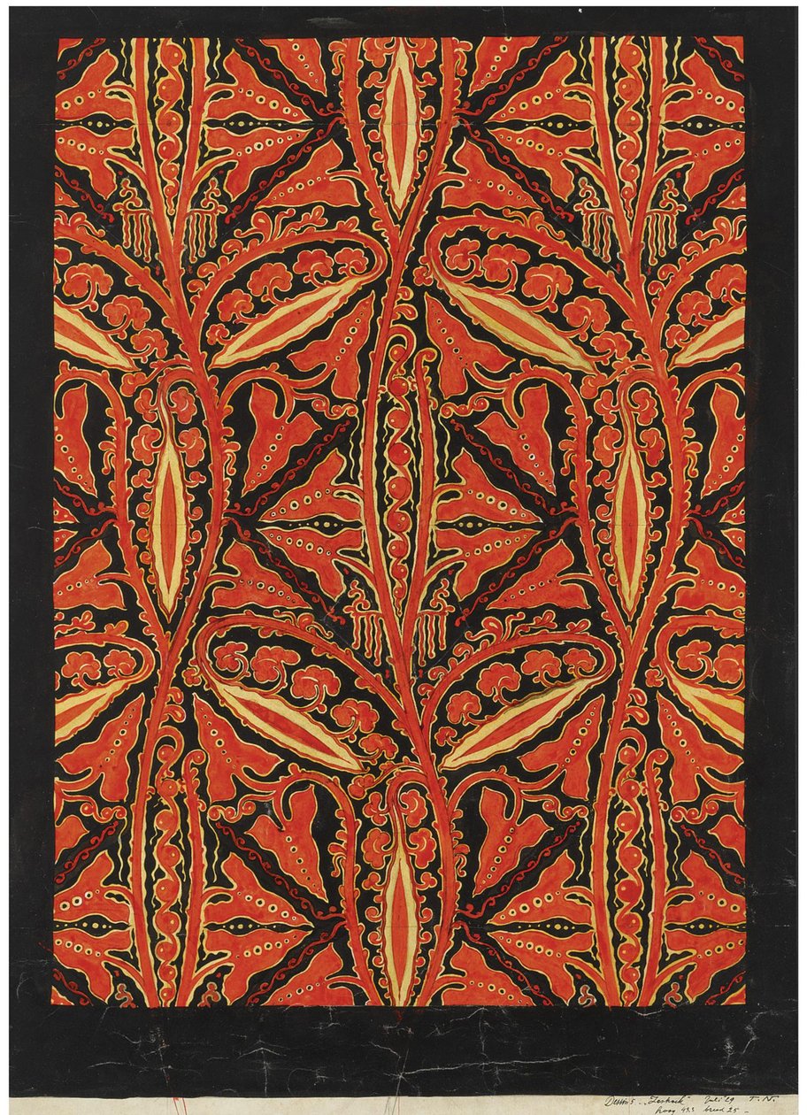 Projektowanie tapet autorstwa Theodorus (1866 1951) Nieuwenhuis