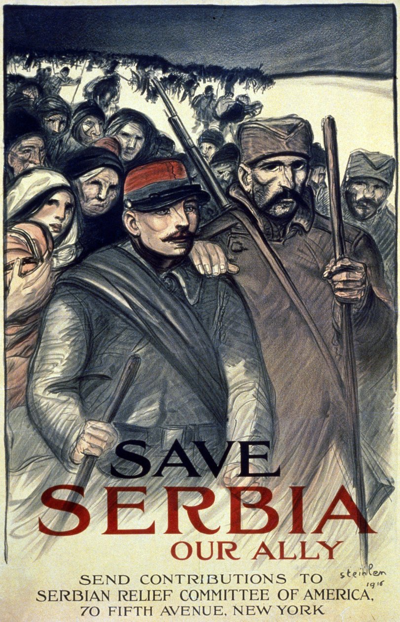 Ocal Serbię, nasz sojusznik, 1916 (zob. też 699044) autorstwa Théophile Alexandre Steinlen