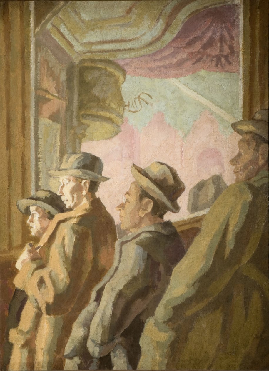 Widownia w sali muzycznej, 1945 r. autorstwa Therese Lessore