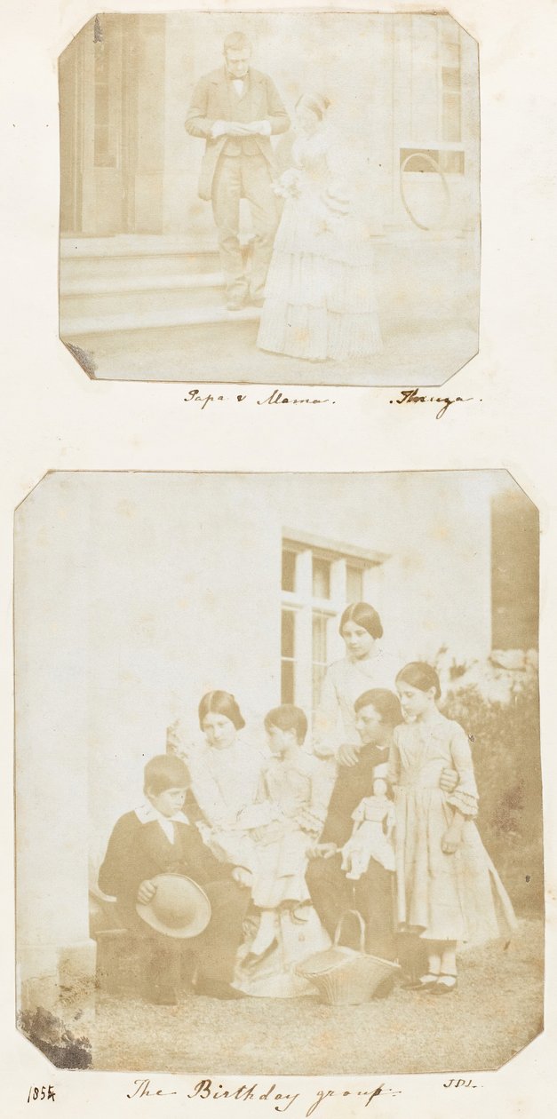 Papa i Mama, Grupa Urodzinowa, 1853-56 autorstwa Thereza Llewelyn