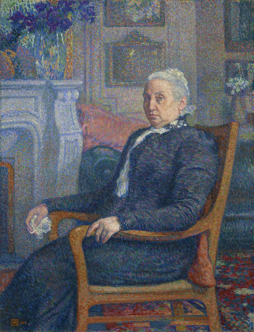 Sylvie Descamps Monnom, 1900 autorstwa Théo van Rysselberghe