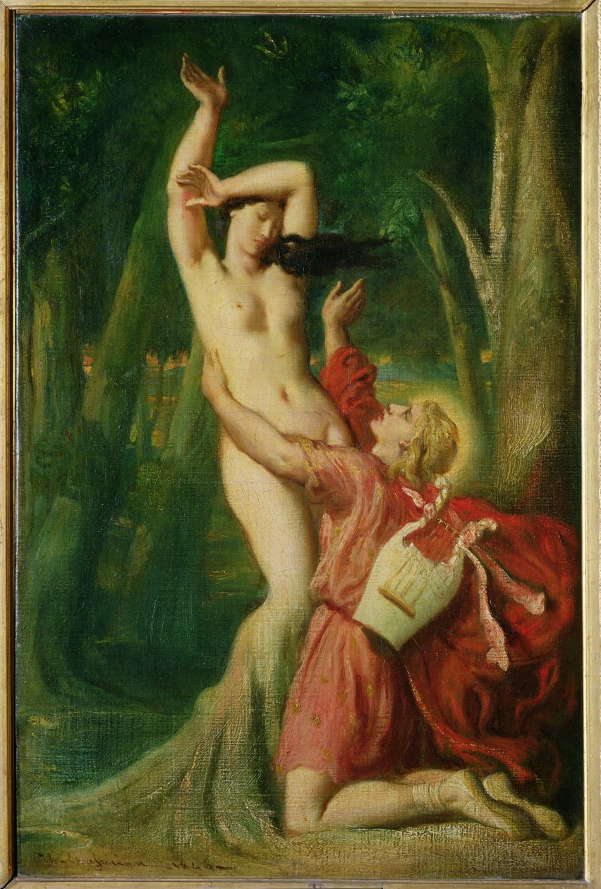 Apollo i Daphne, c.1845 autorstwa Théodore Chassériau