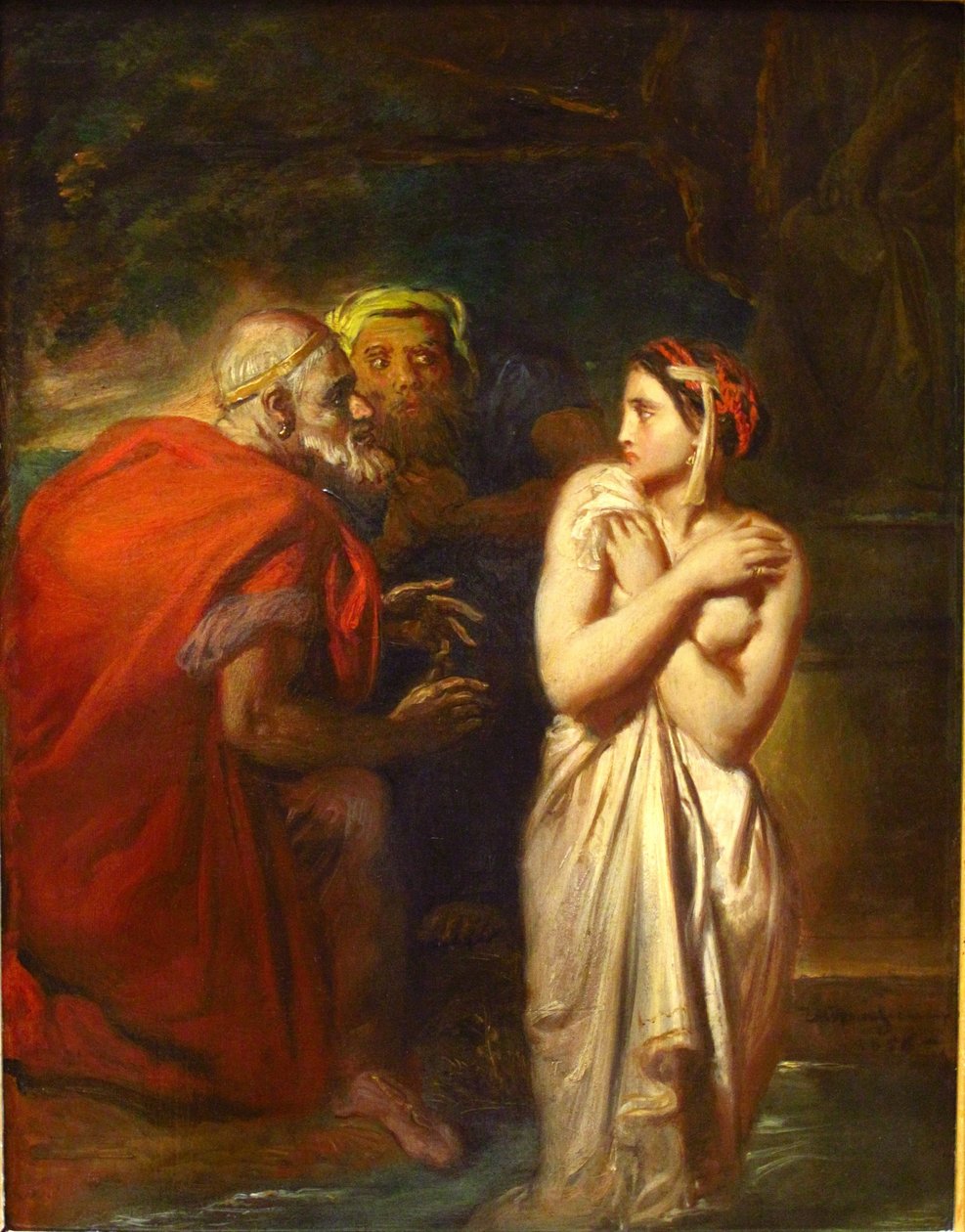 Suzanne i Starsi autorstwa Théodore Chassériau