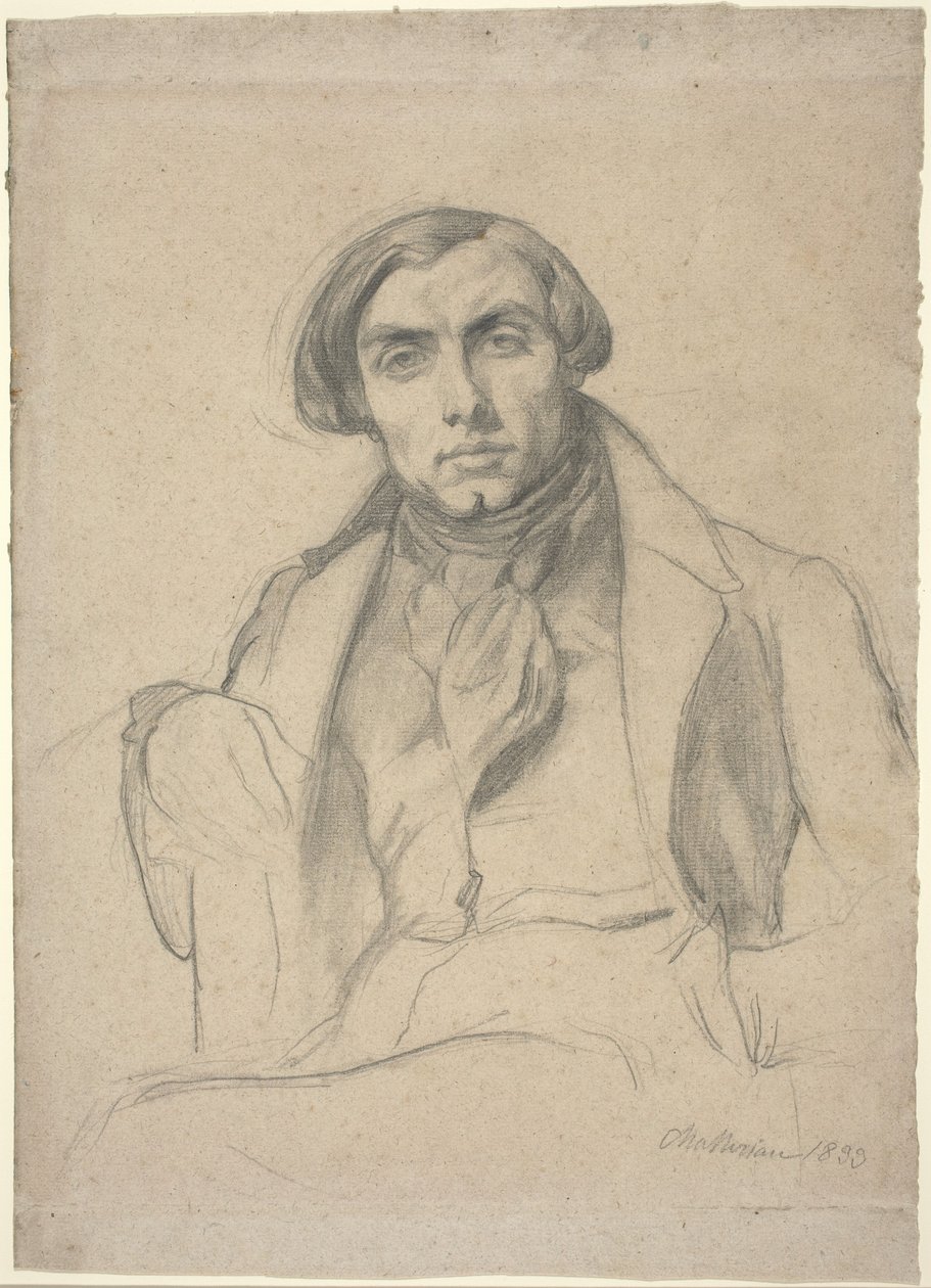 Autor: Auguste Ott autorstwa Théodore Chassériau