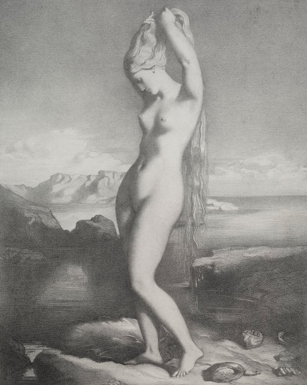 Wenus Anadyomene, 1839. autorstwa Théodore Chassériau